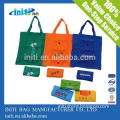 Reusable Nylon foldable bag /Reusable Nylon Foldable bag with handle for promotion